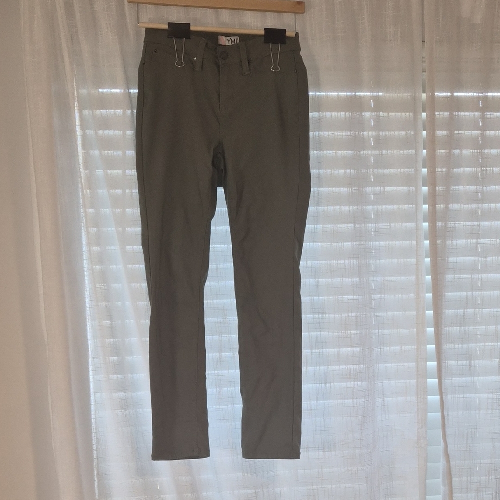 YMI Forest Green Stretch Trousers - Size 1X (Fits like Large/12)